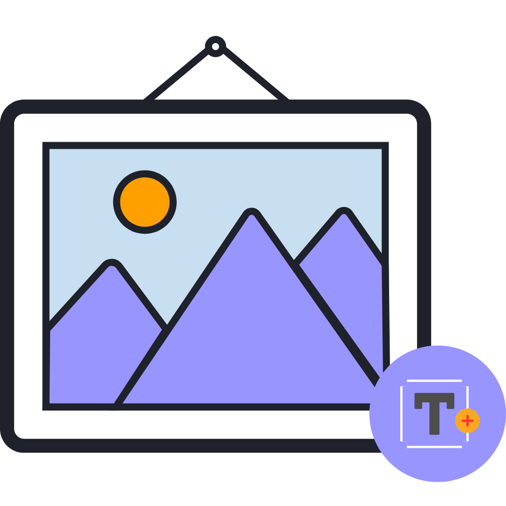 画像にテキストを追加する