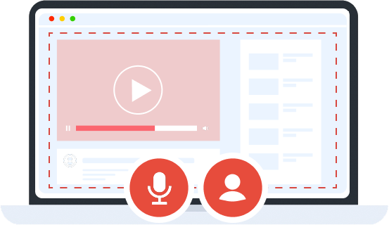 Record lecture audio and webcam