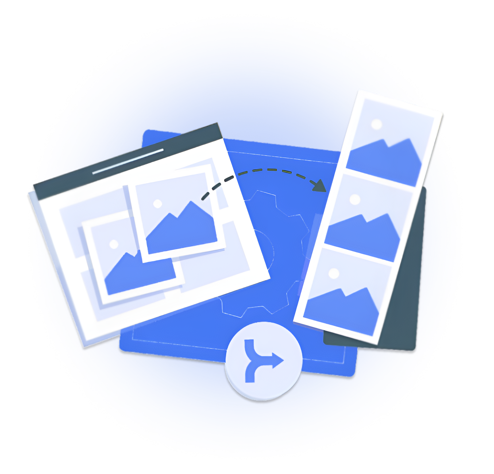 combine multiple images into one