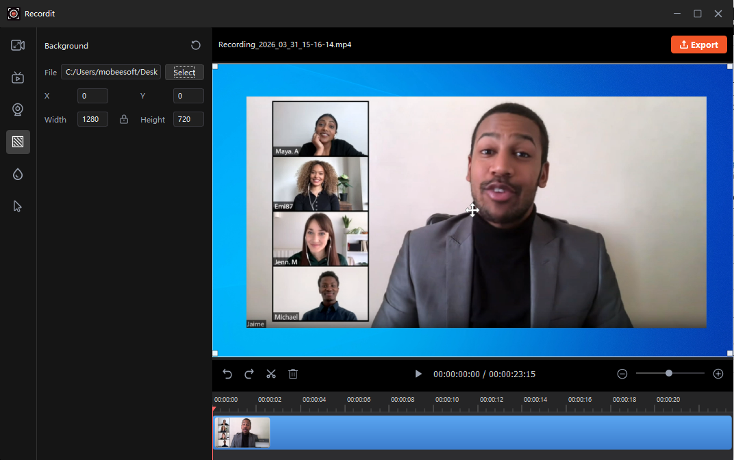 adicionar imagem de fundo