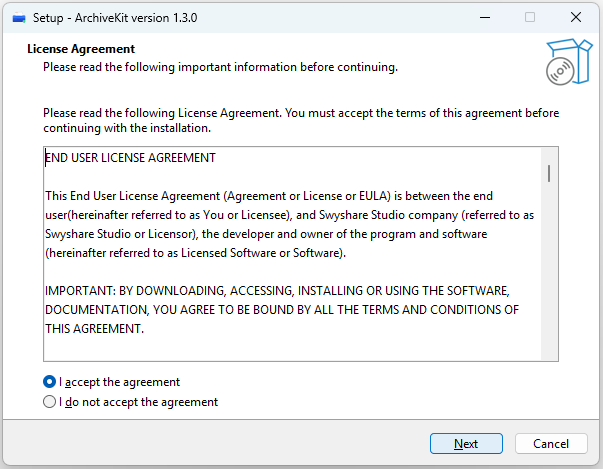 archivekit agreement