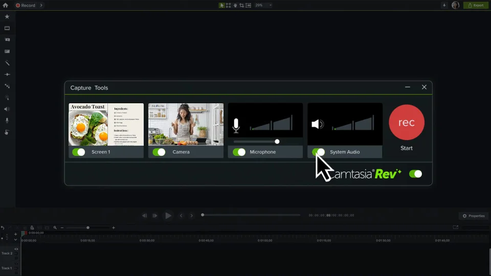 Camtasia 螢幕錄影機