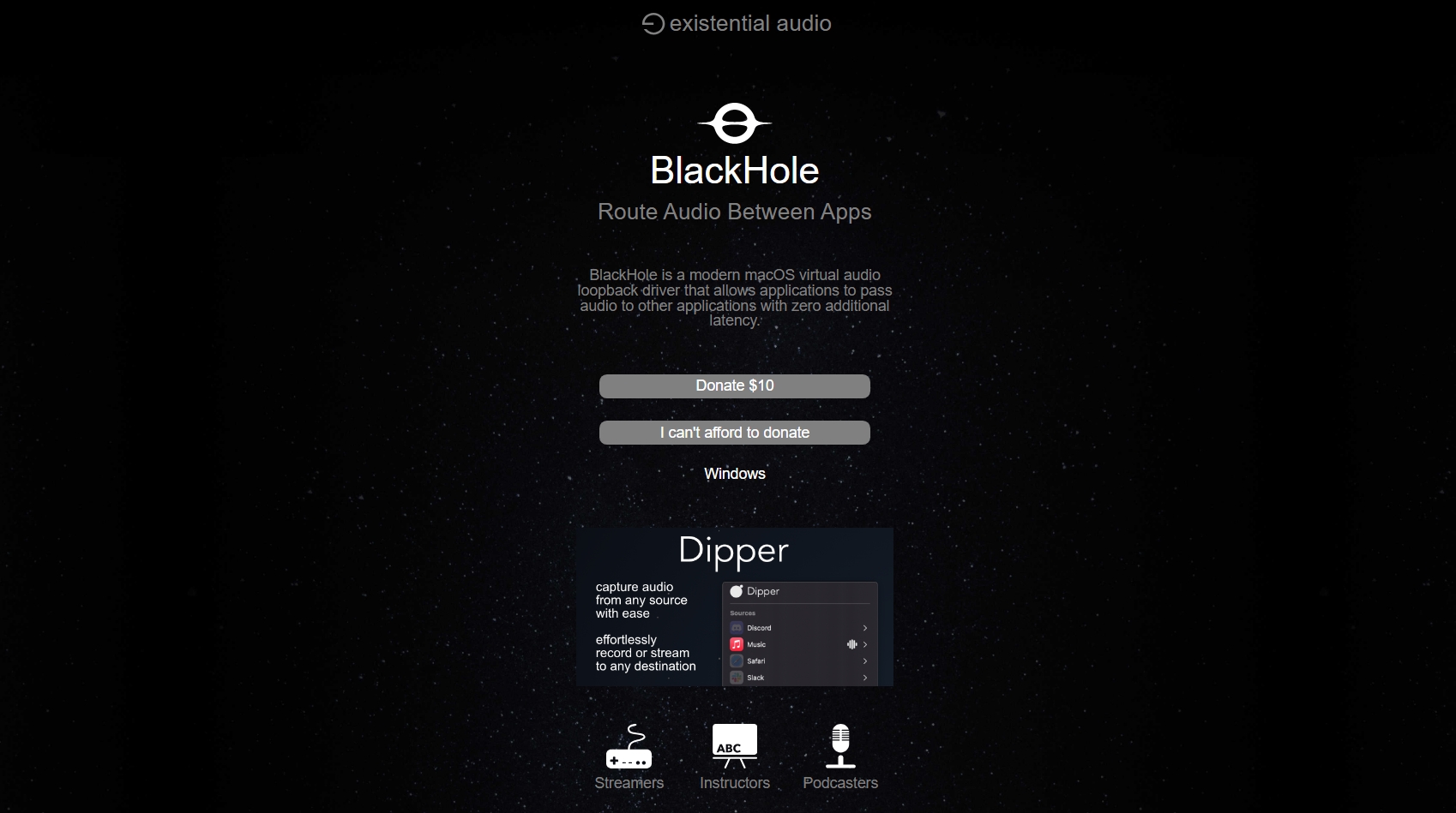 télécharger Blackhole depuis le site officiel