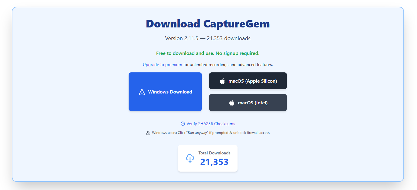 download capturegem