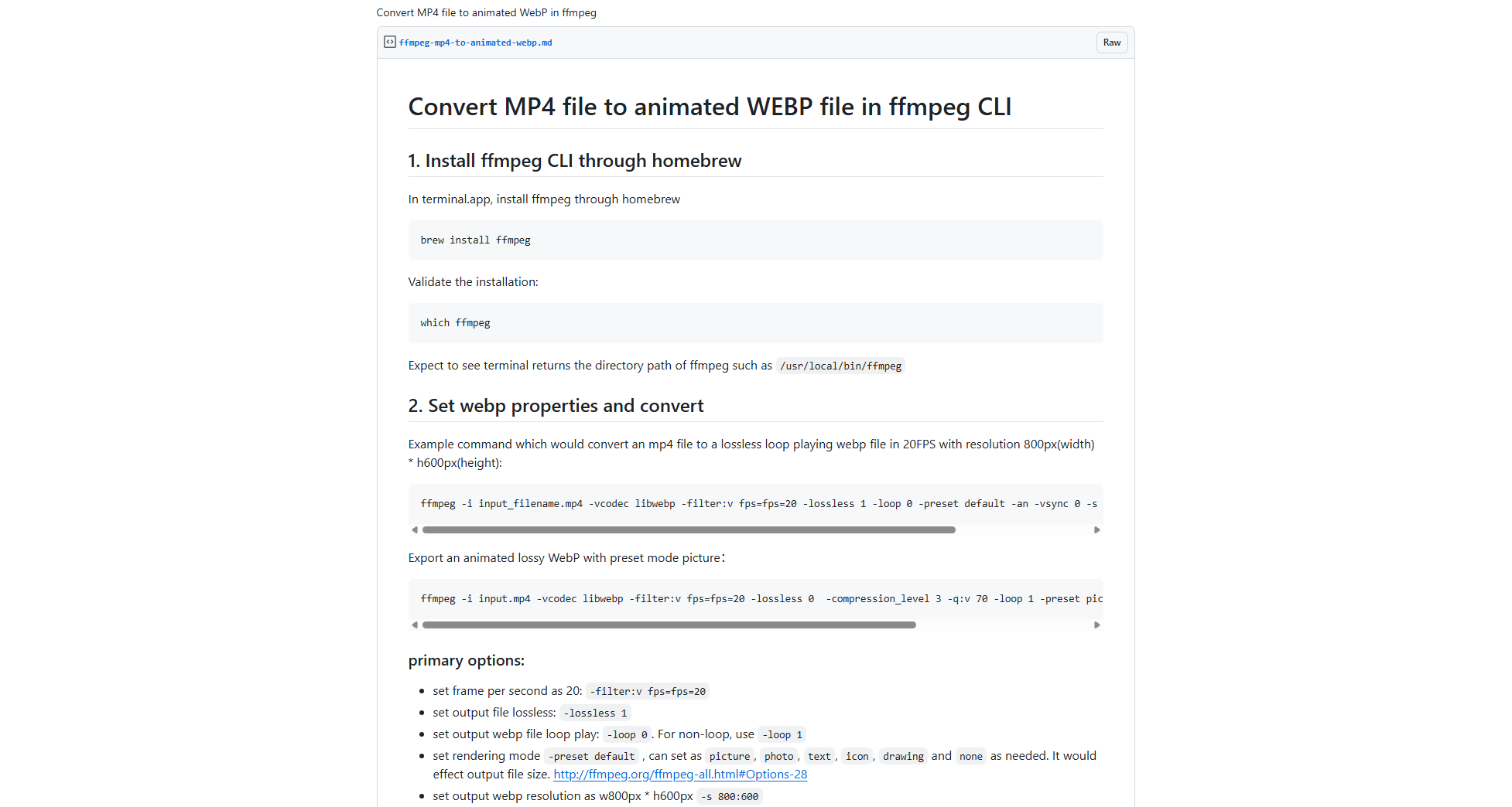 ffmpeg video to webp
