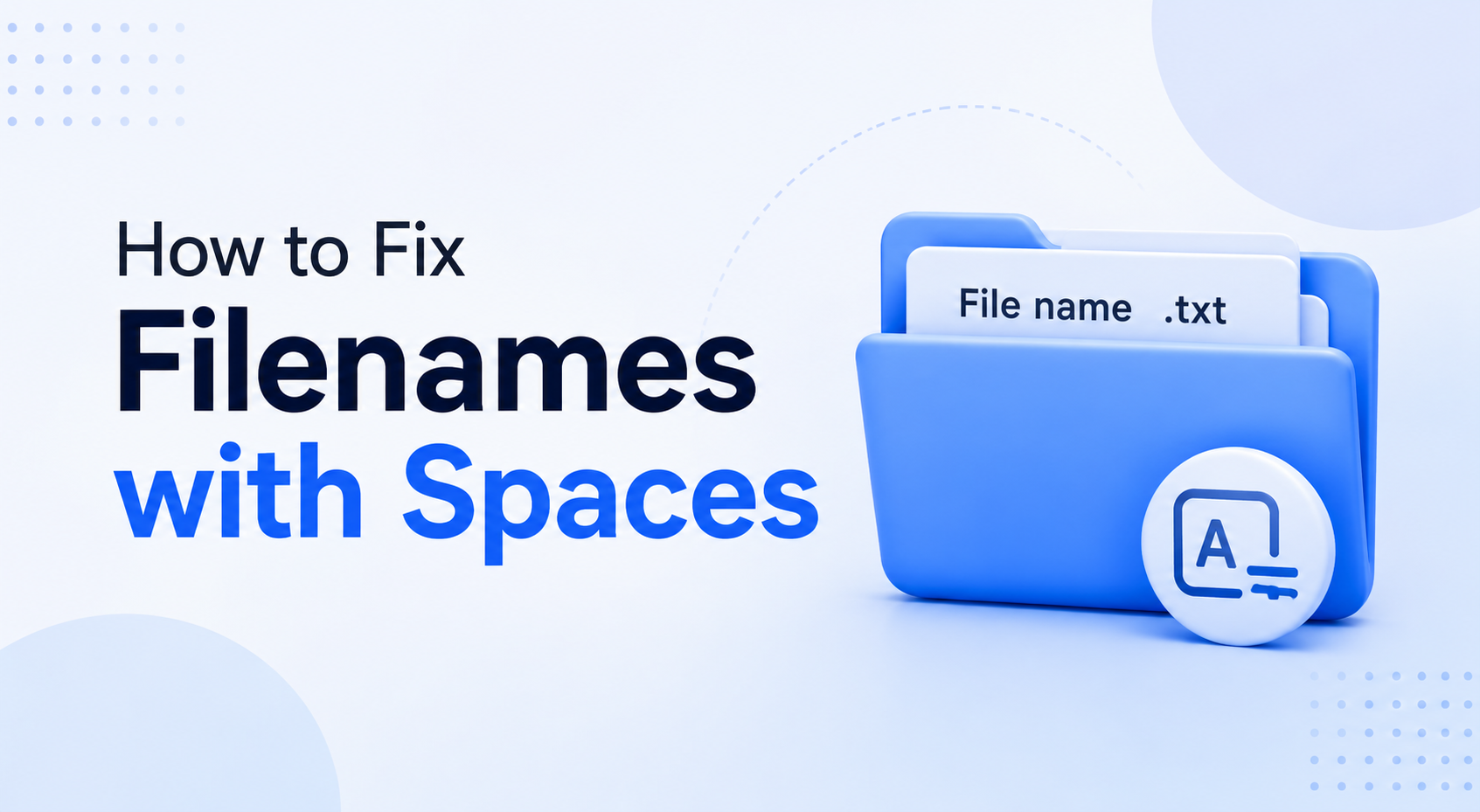 fix filenames with spaces