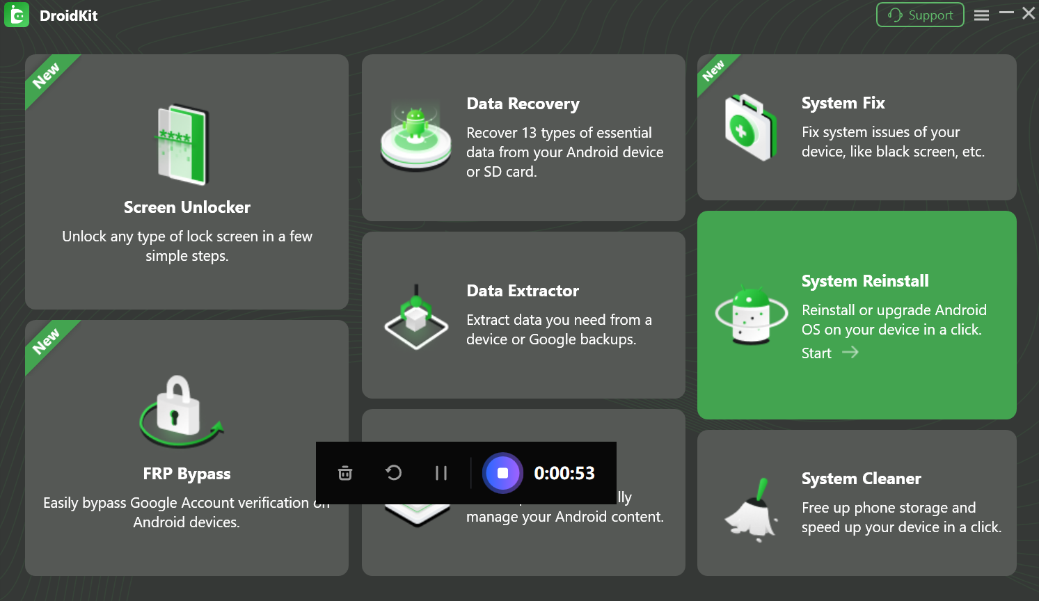 focusee recording screen
