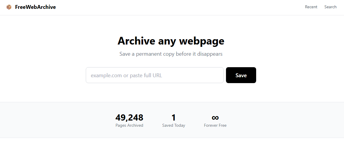 freewebarchive