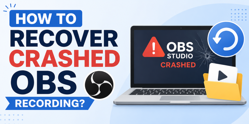 how to recover crashed obs recording​