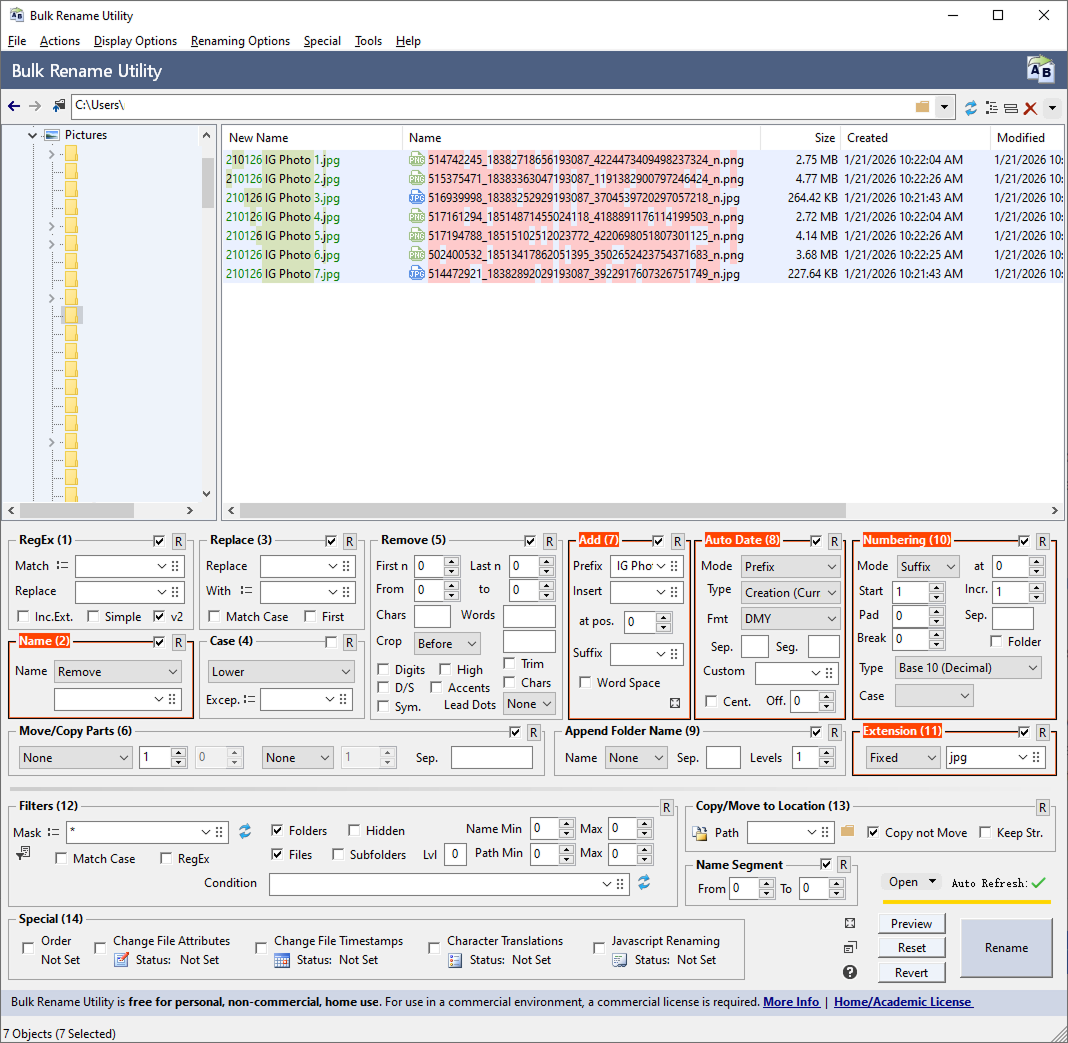 how to use bulk rename utility​
