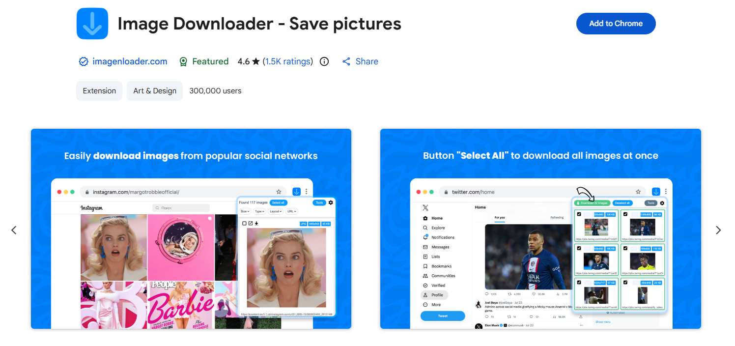 image downloader extension