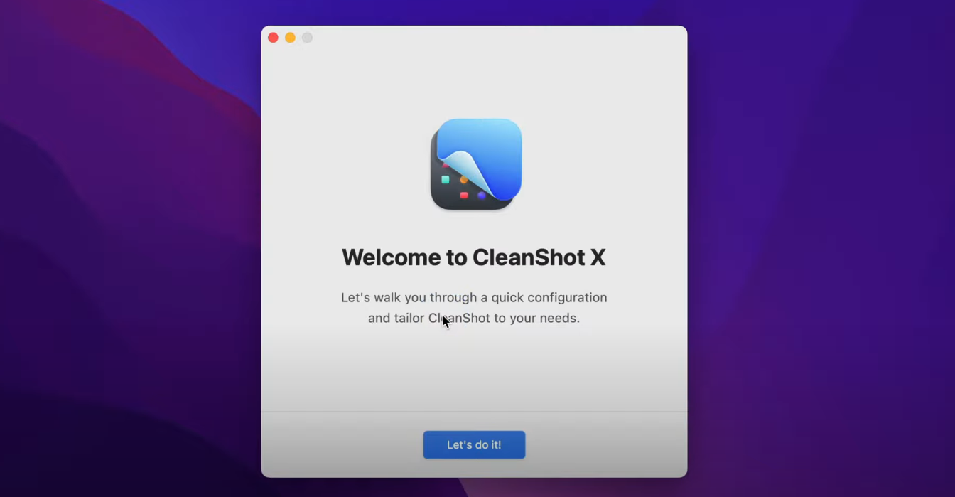 install and launch cleanshot x mac