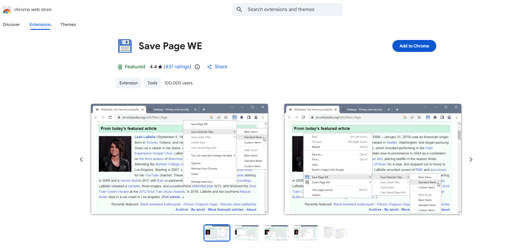 install save page we