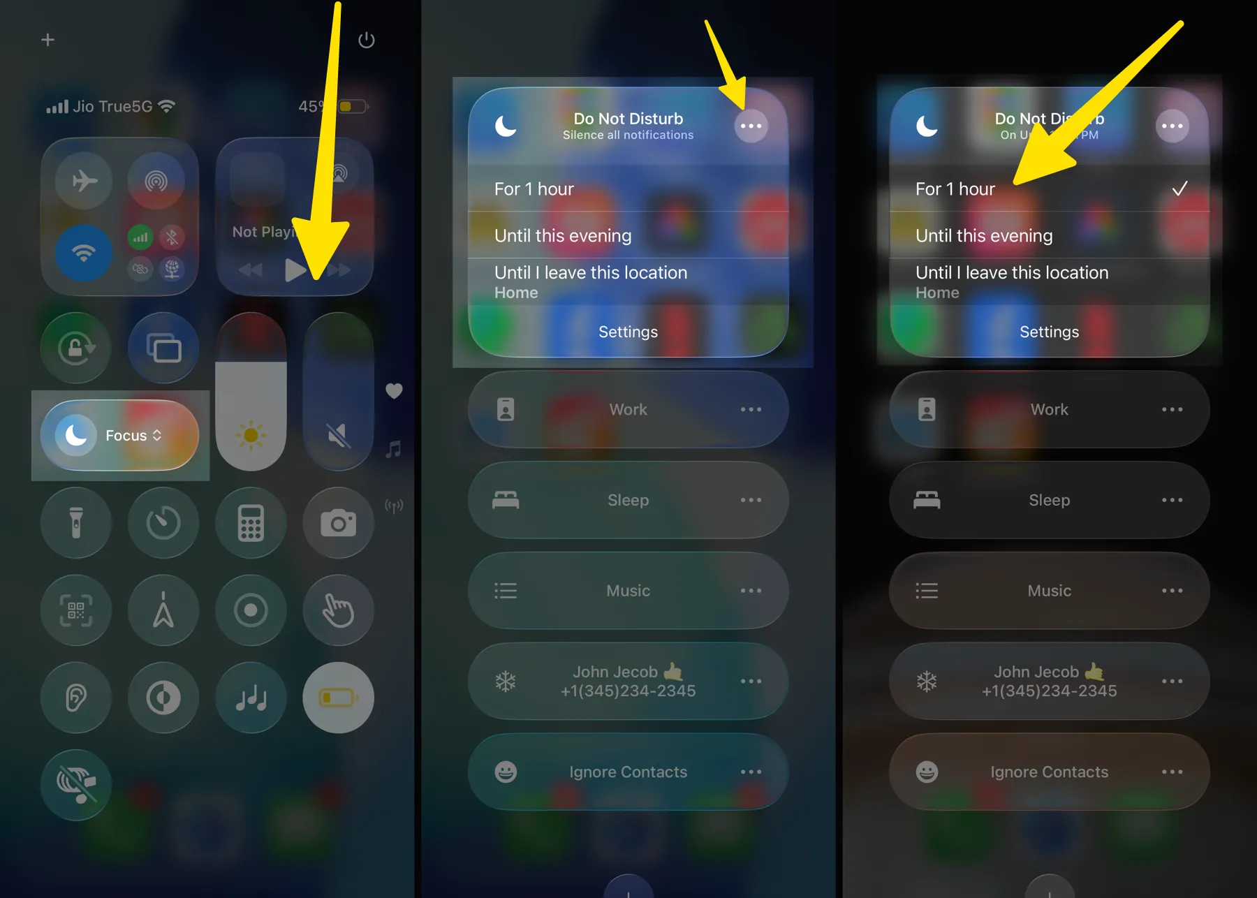 iphone do not disturb