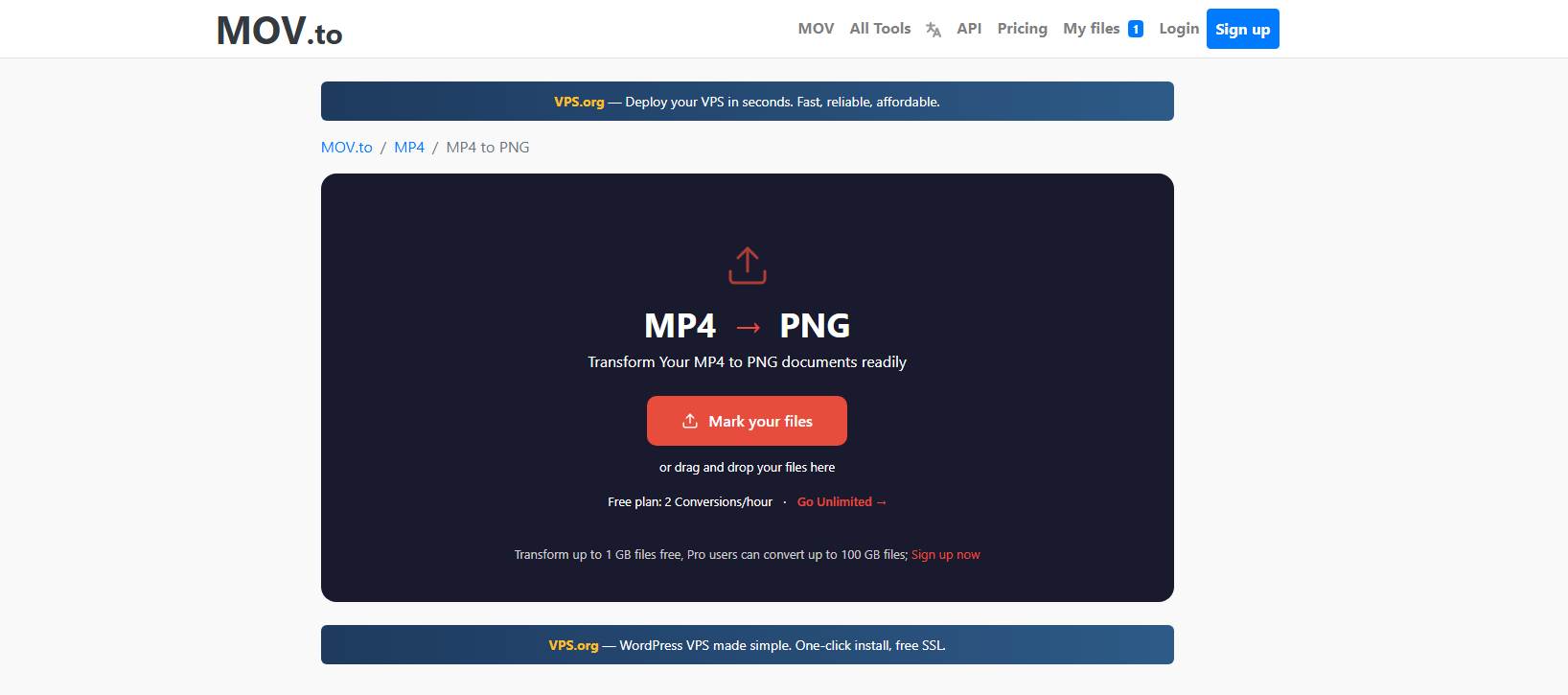 mov to mp4 to png