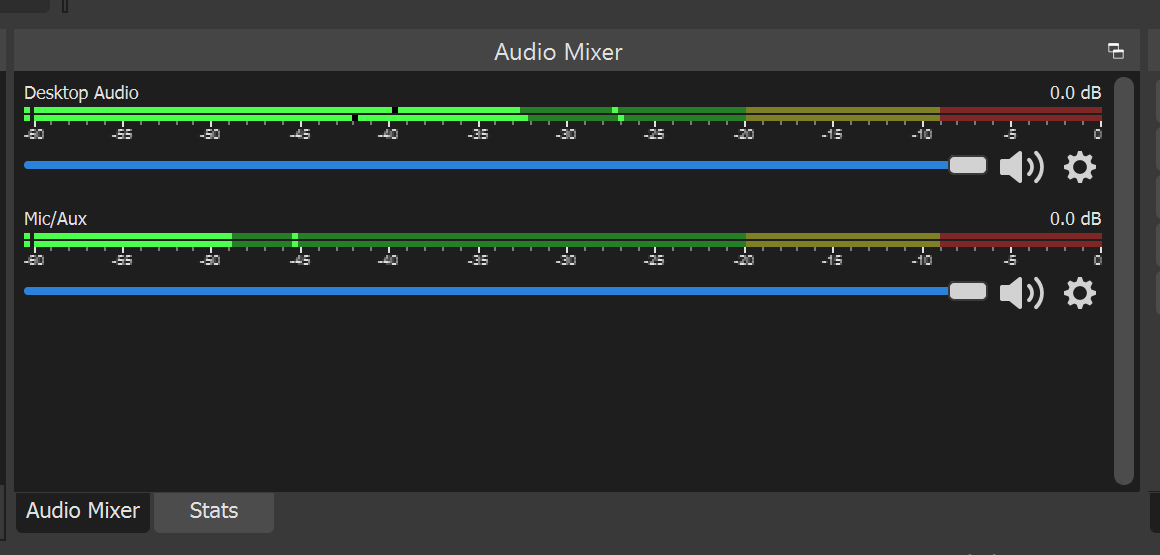 obs audio mixer