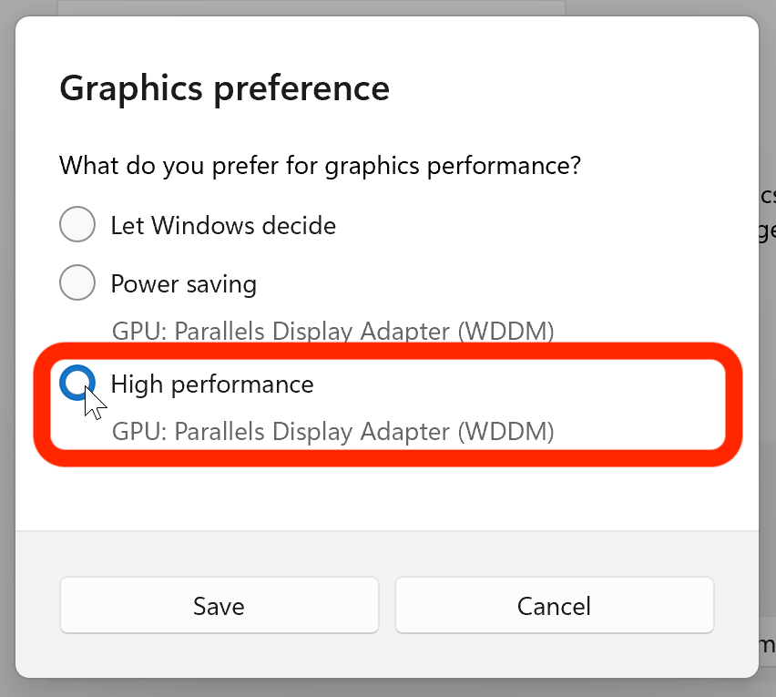 obs choose correct gpu