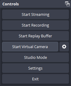 obs start virtual camera