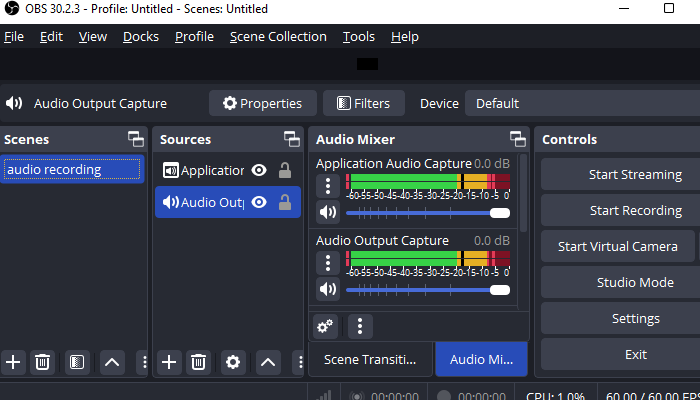 obs studio enregistrement audio mac