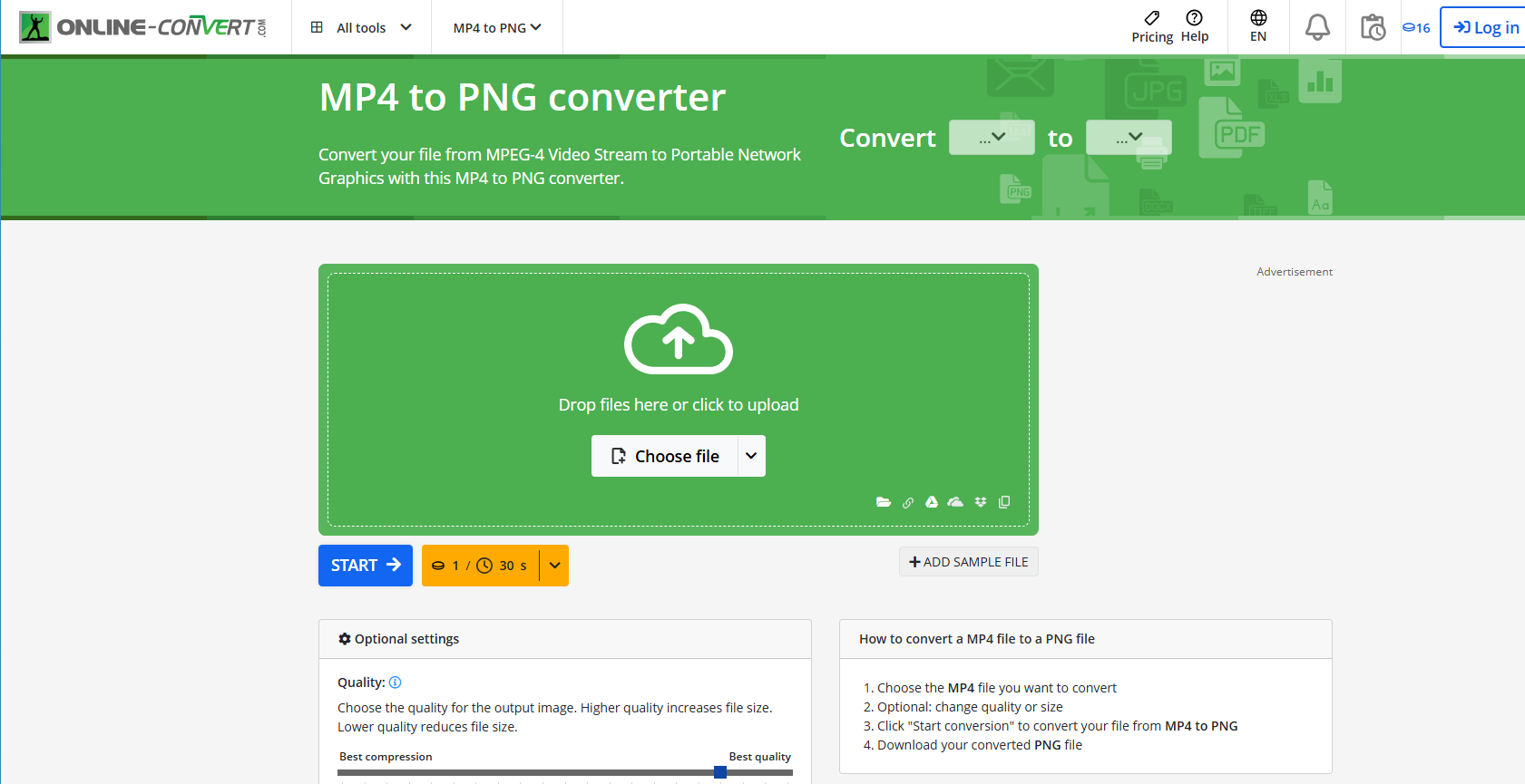 online convert mp4 to png