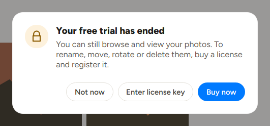 picman free trial has ended