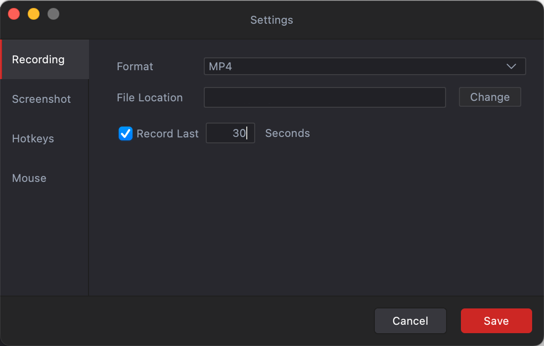 registra gli ultimi 30 con recordit