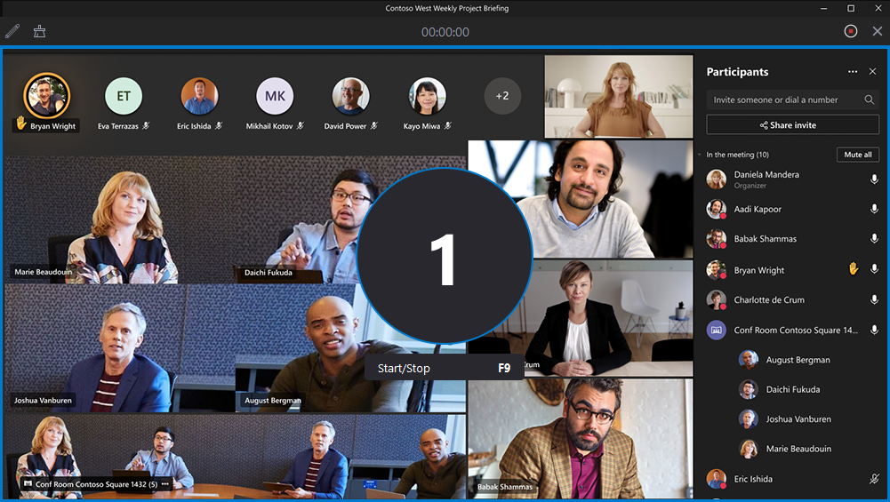 record teams meeting with recordit
