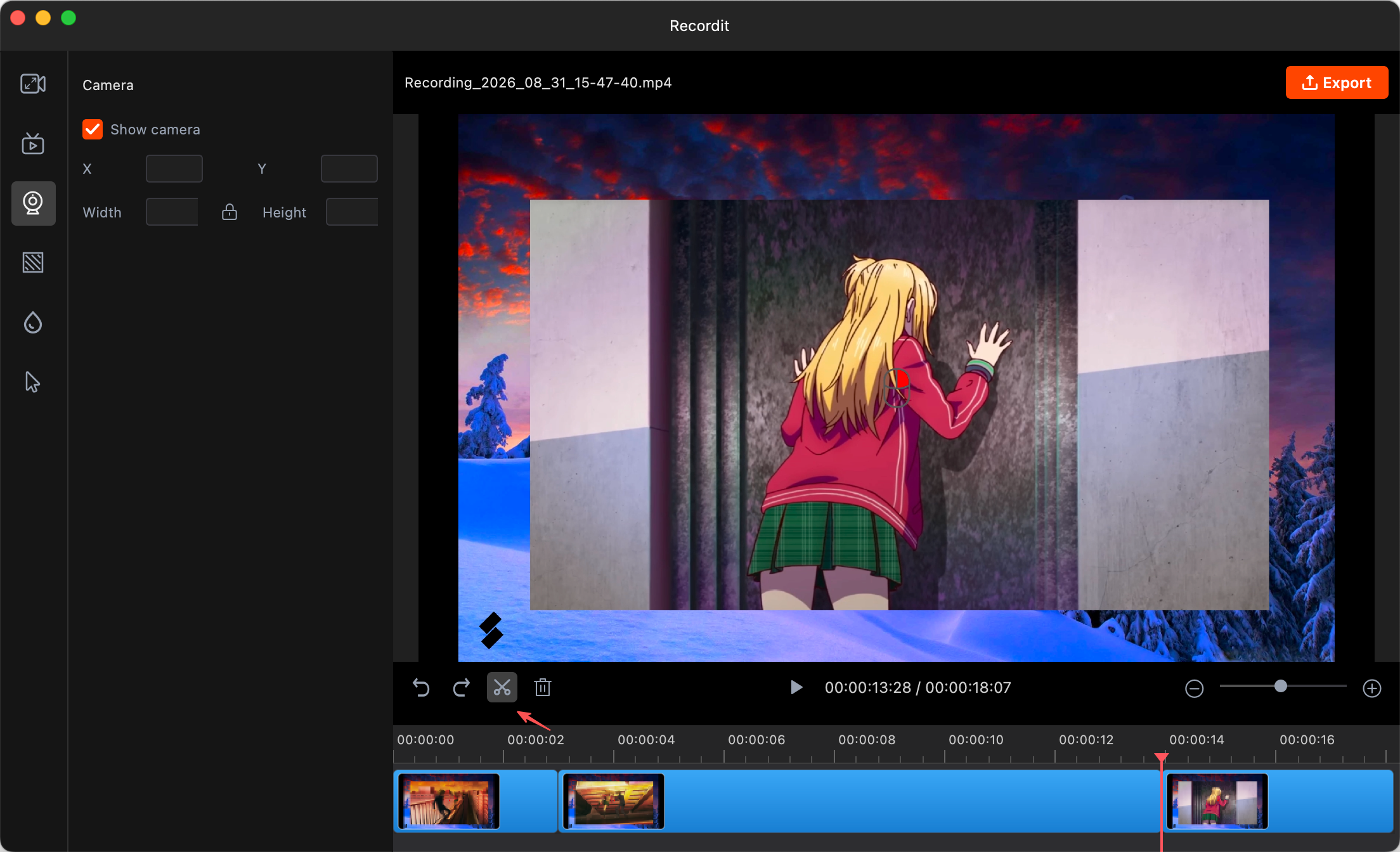 recordit cut recorded video