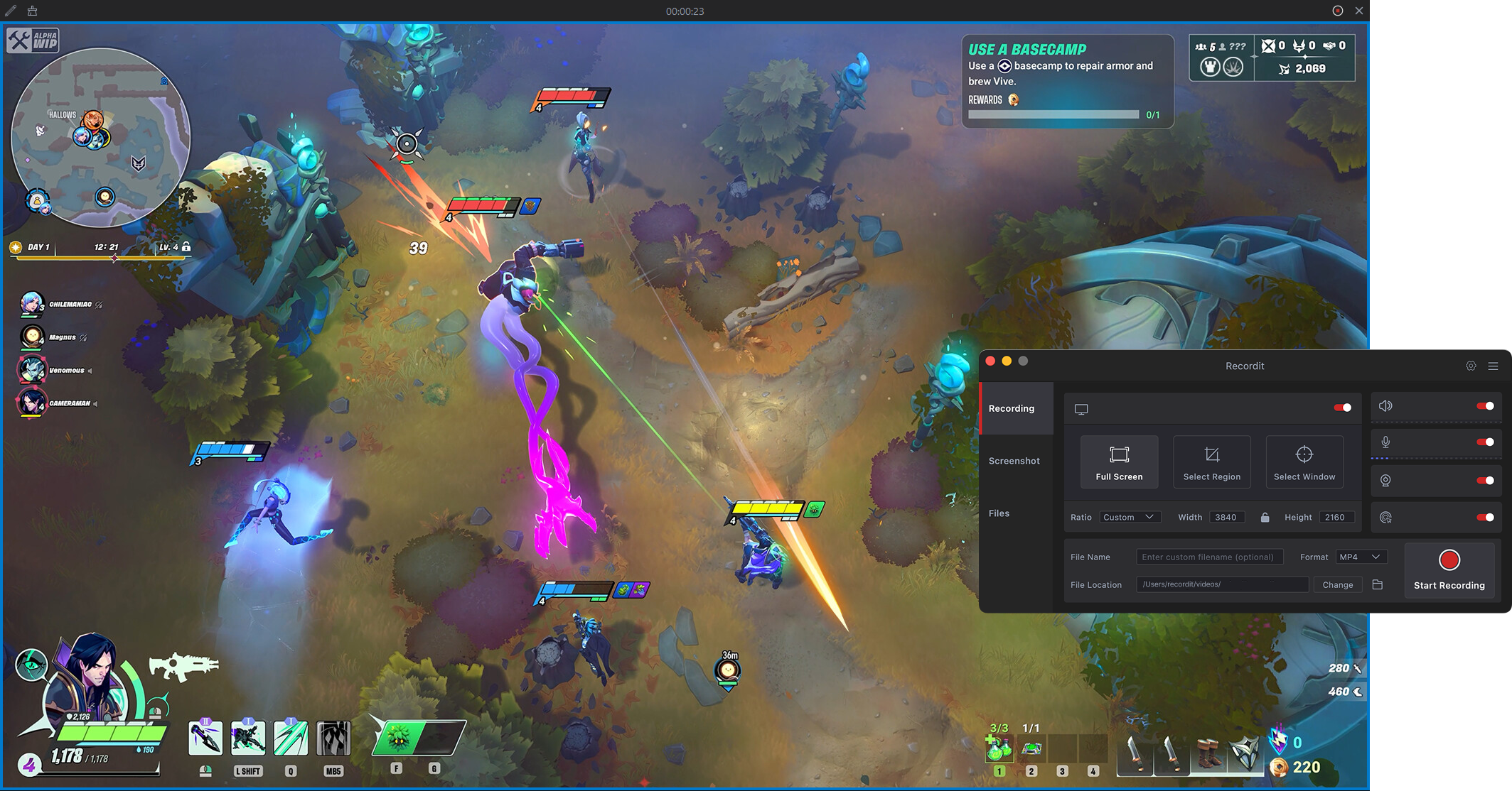 recordit record steam gameplay