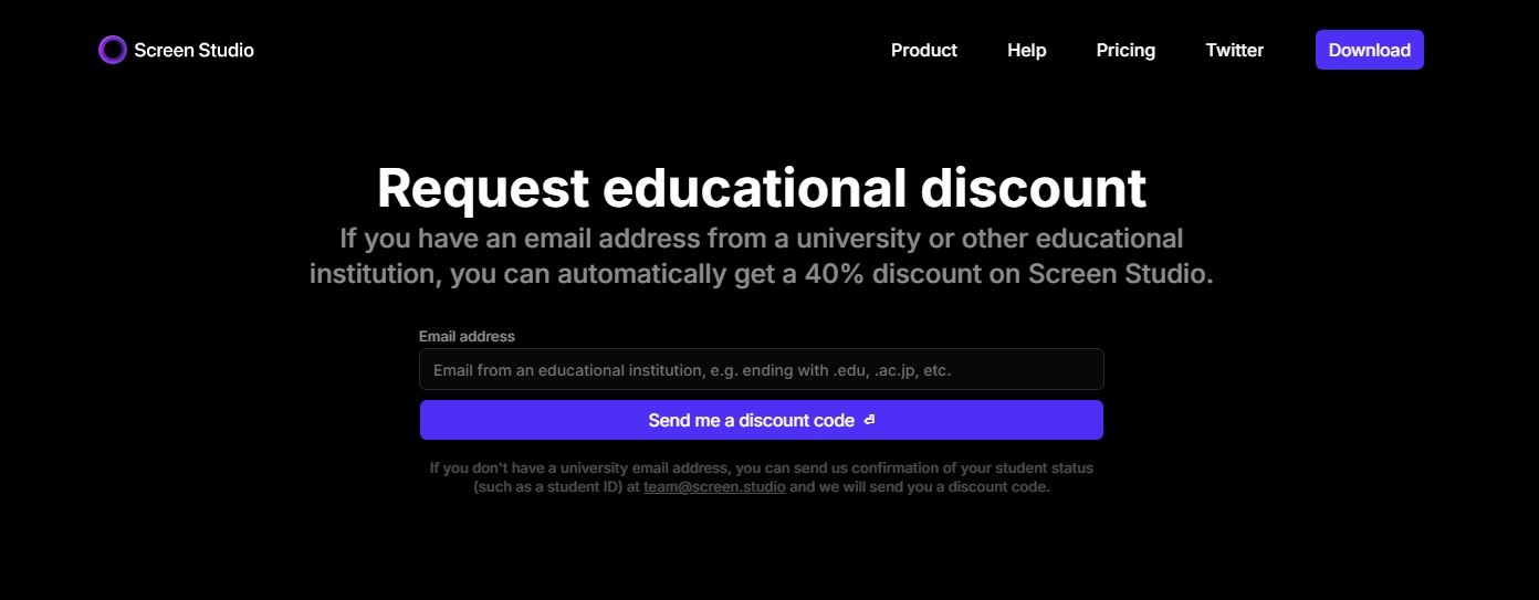 screen studio education discount