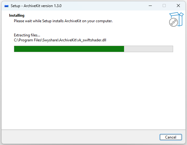 set up archivekit
