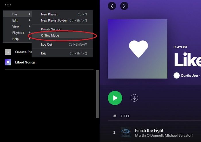 spotify verify offline mode