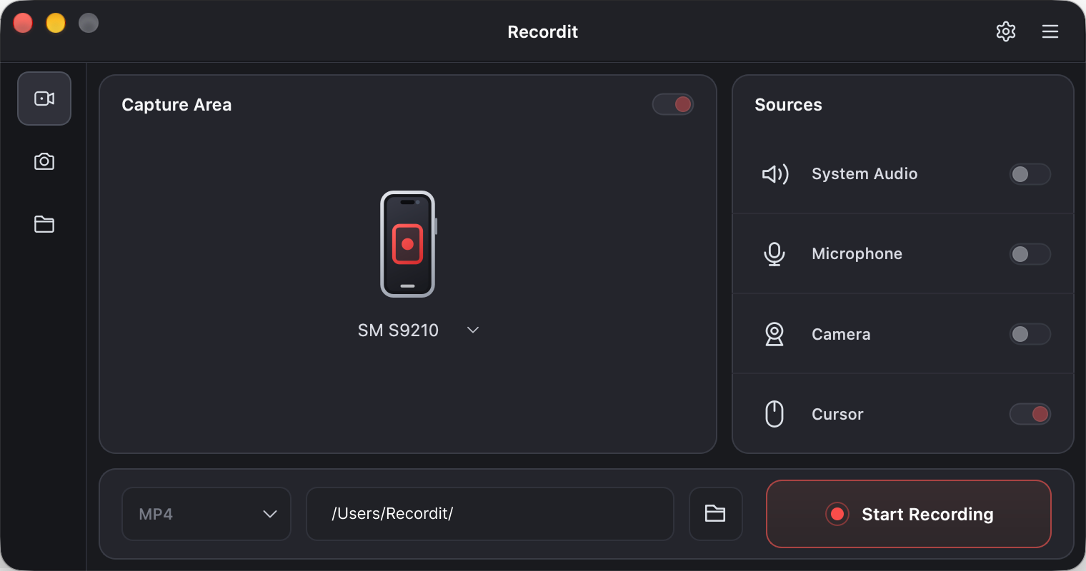 start recording android phone