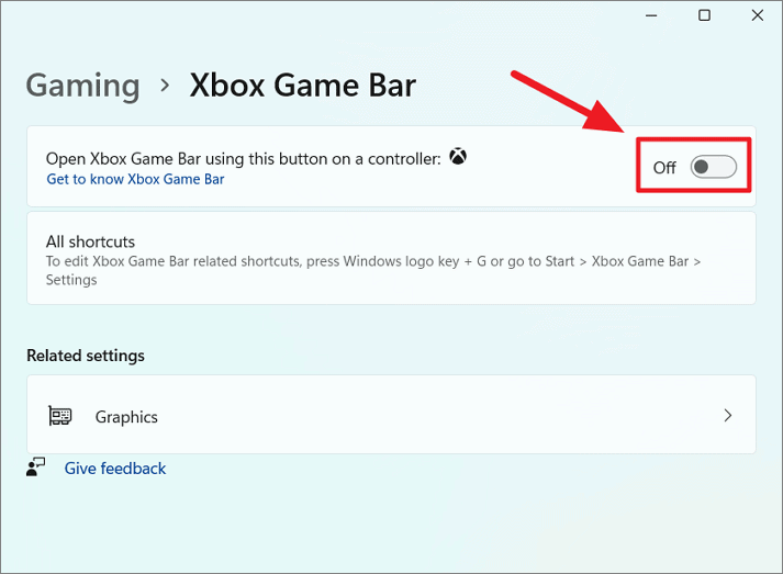 turn off xbox game bar