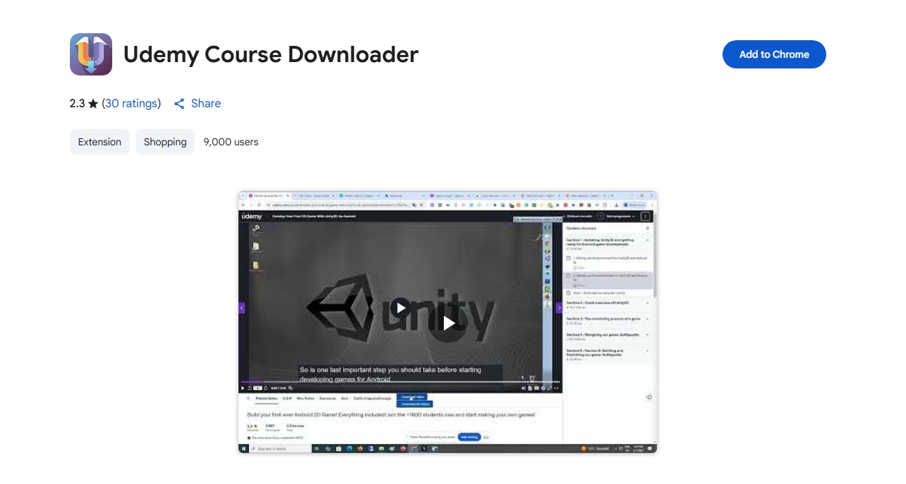udemy course downloader extension
