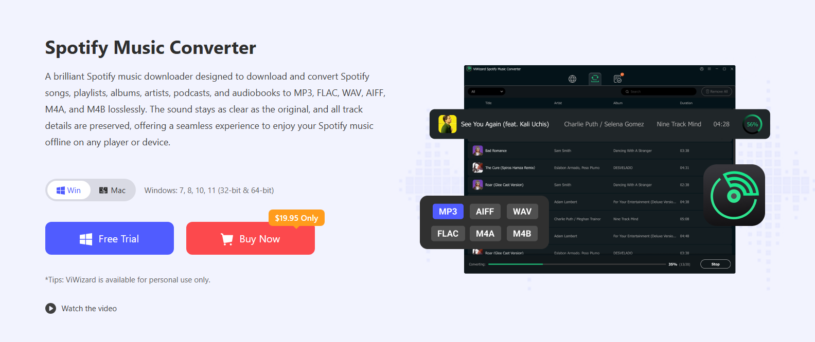 viwizard spotify music converter