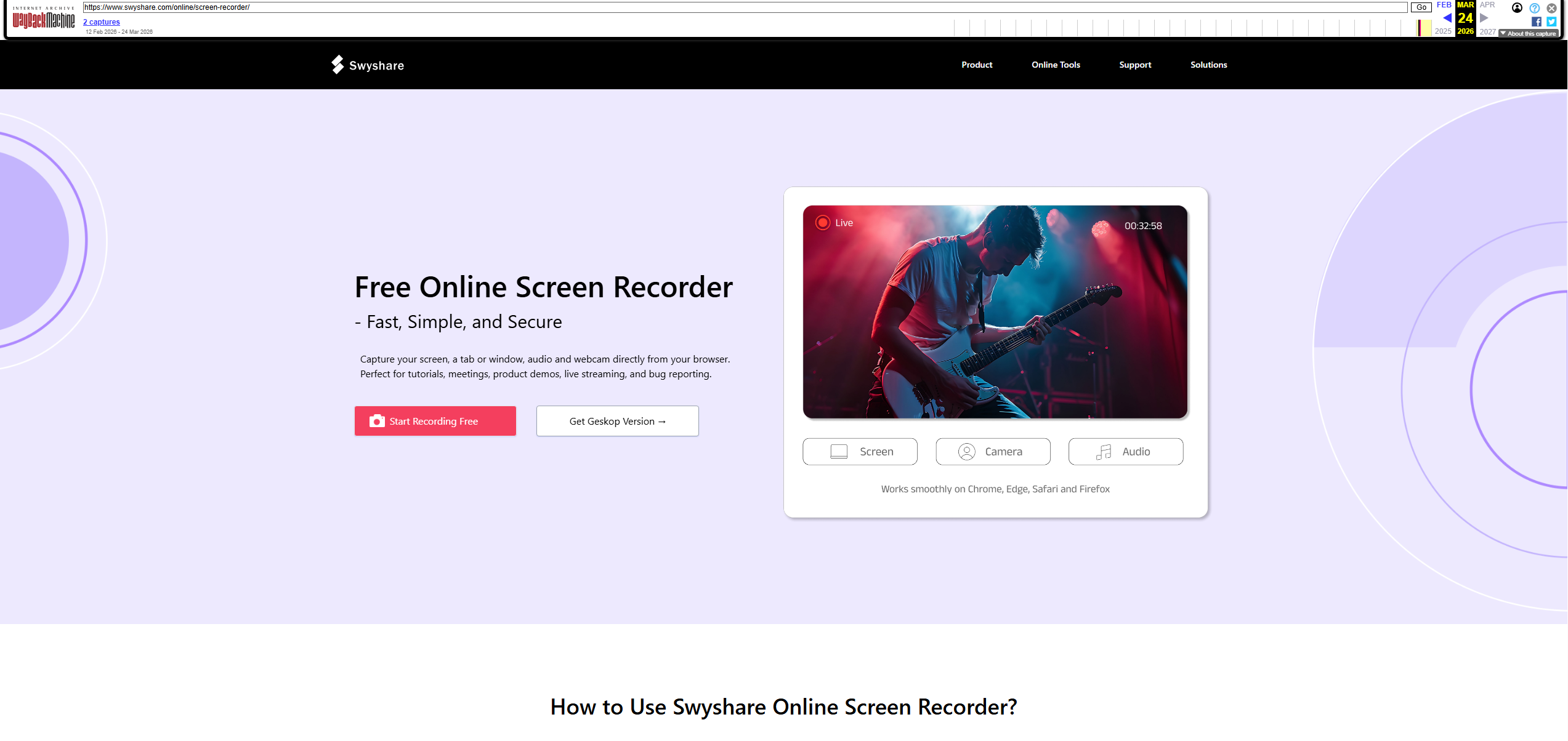 wayback machine see website old version