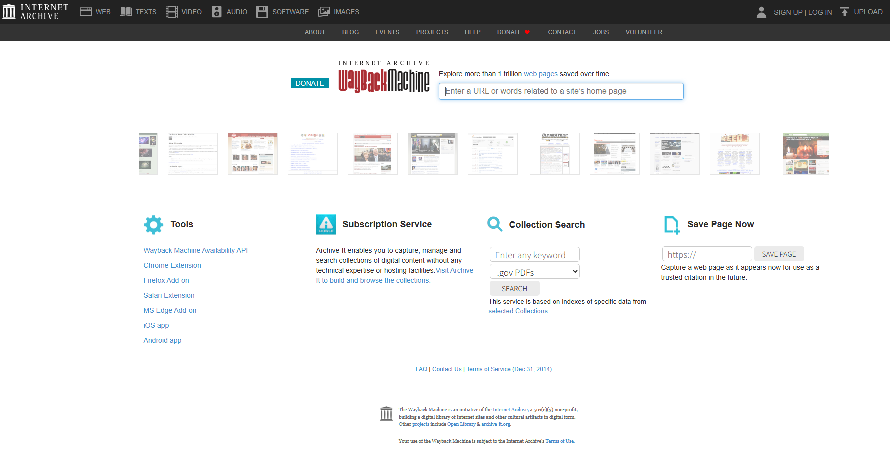 wayback machine