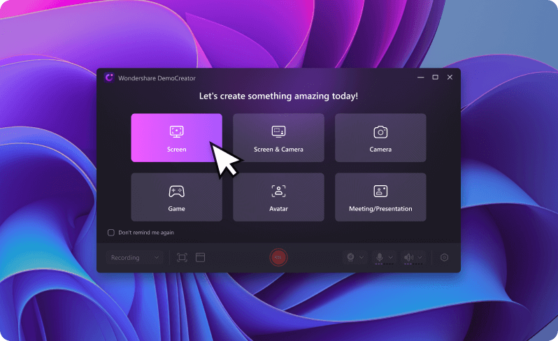 Wondershare DemoCreator レコーダー