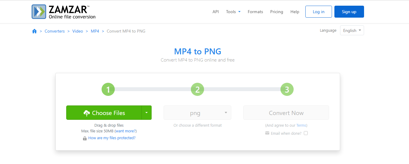 zamzar mp4 to png